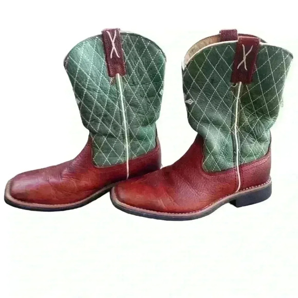 Twisted X brown and green cross - Picture 4 of 9